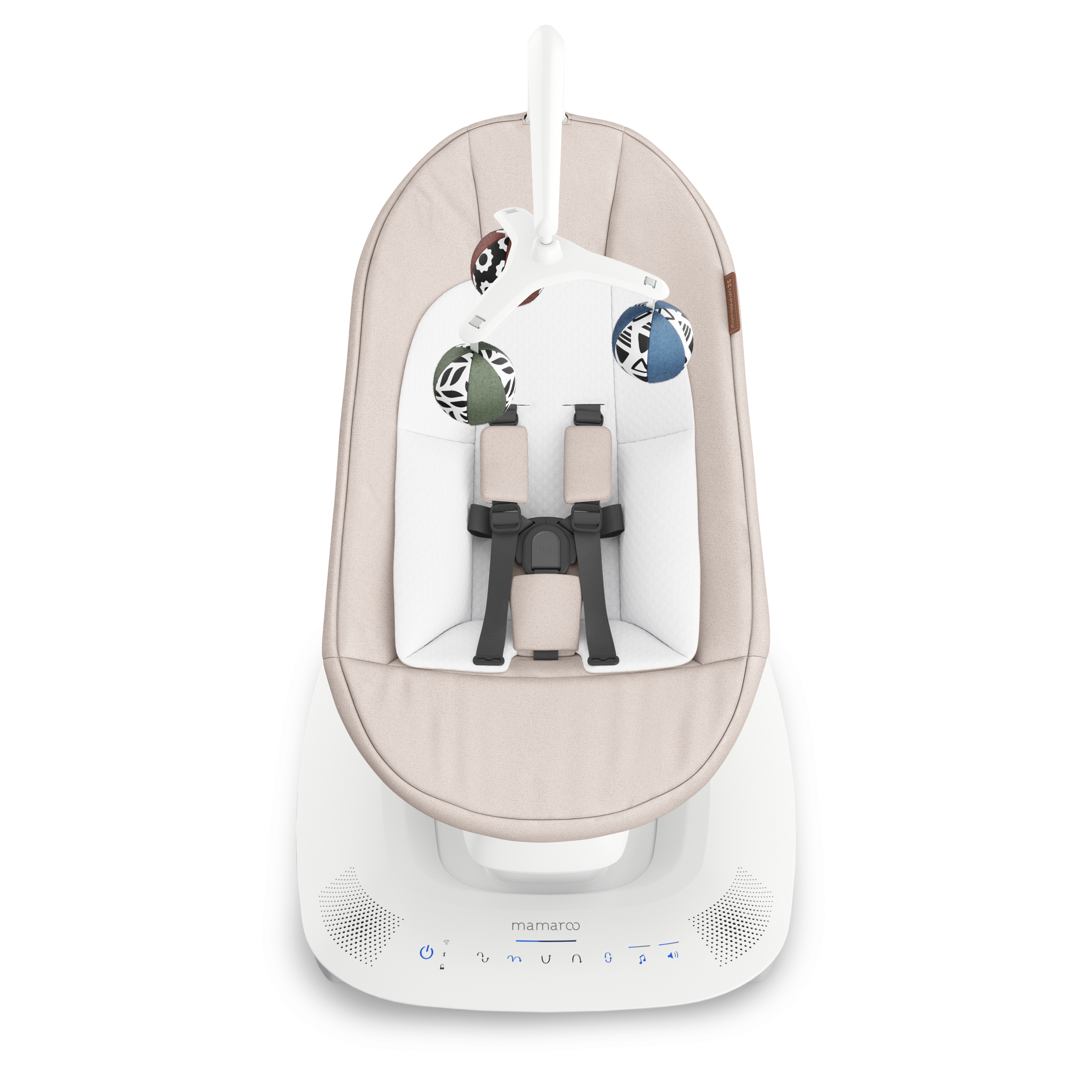 UPPAbaby MamaRoo Baby Swing - Sand Melange (Charlie)