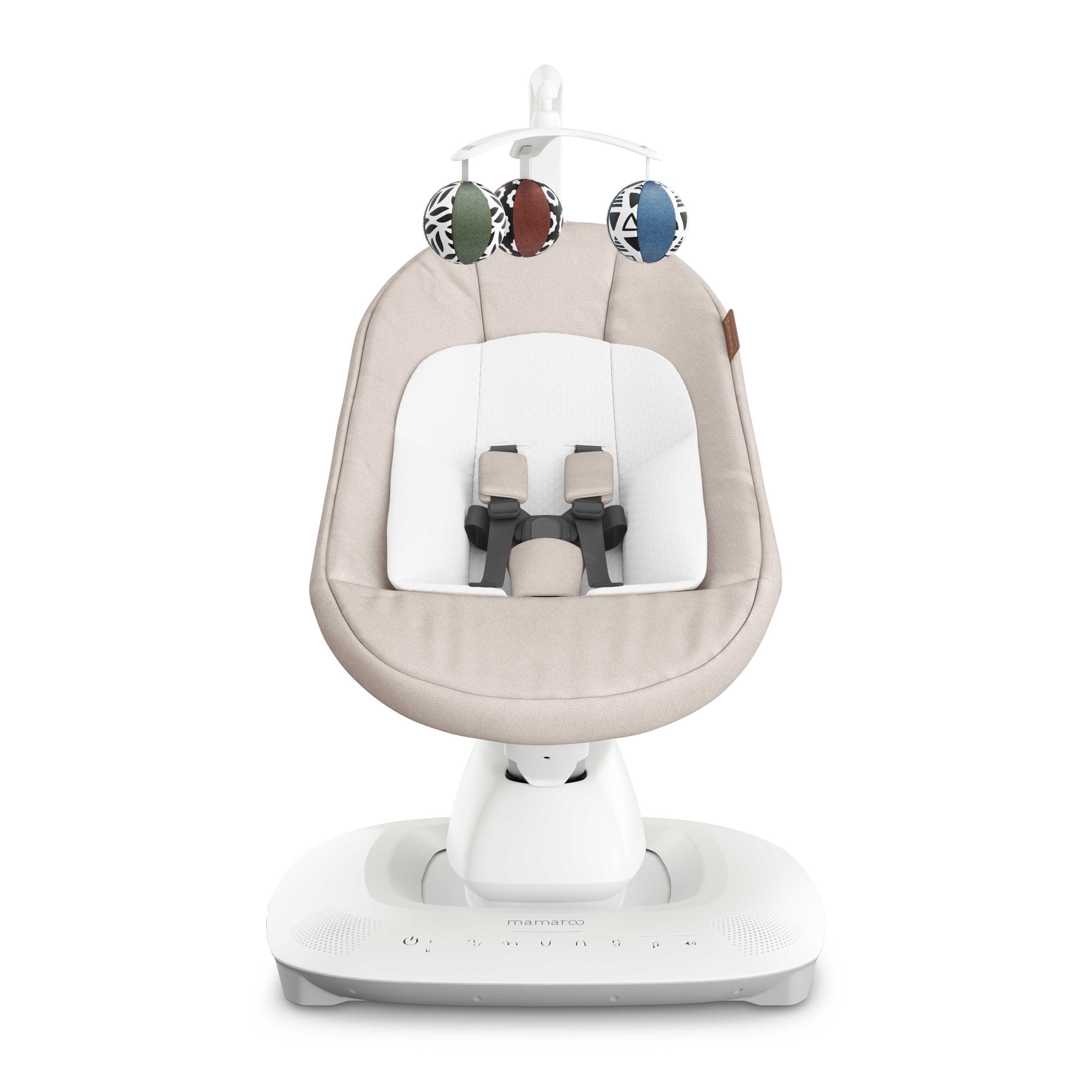 UPPAbaby MamaRoo Baby Swing - Sand Melange (Charlie)