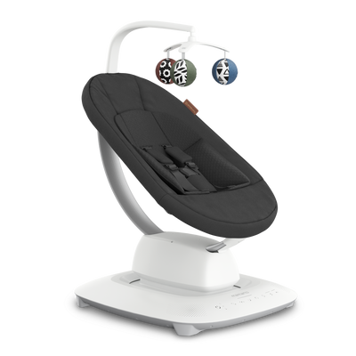 UPPAbaby MamaRoo Baby Swing - Charcoal Melange (Jake), three quarter right hero