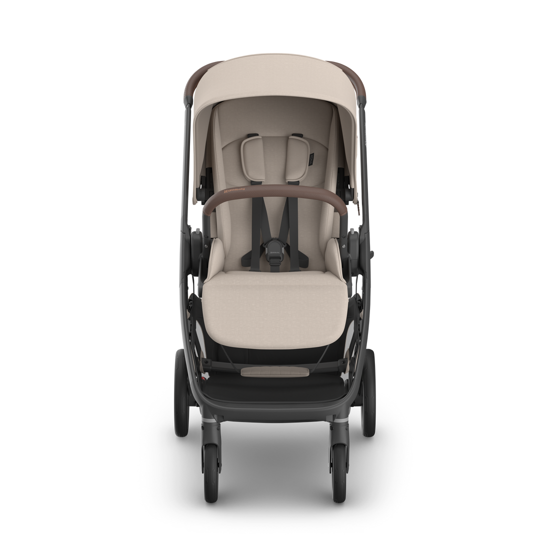 UPPAbaby Kona pram in Ada (sandstone melange), front view