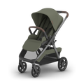 UPPAbaby Kona pram in Evelyn (meadow green), three-quarter view from the left