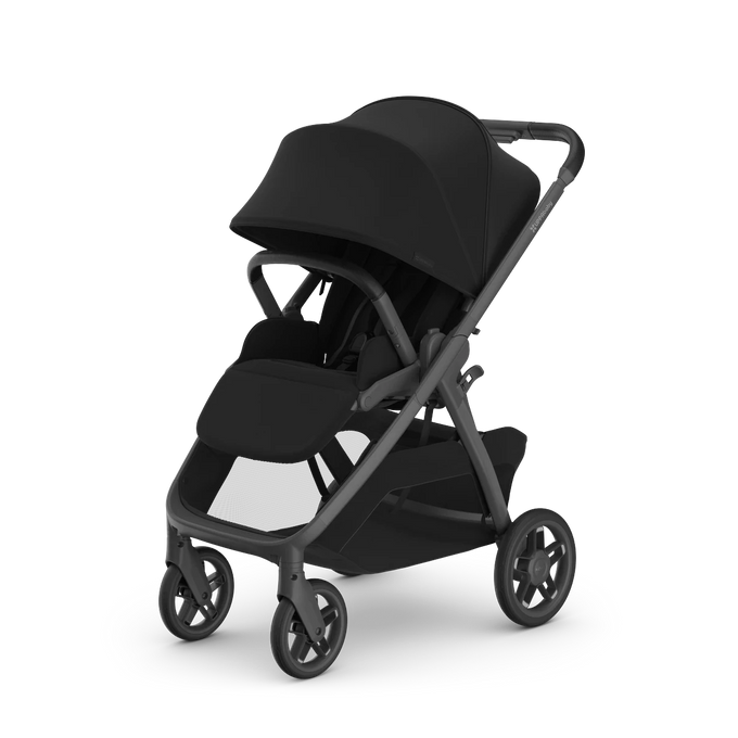 UPPAbaby Kona in James with the toddler seat, three-quarter view, Toddler seat