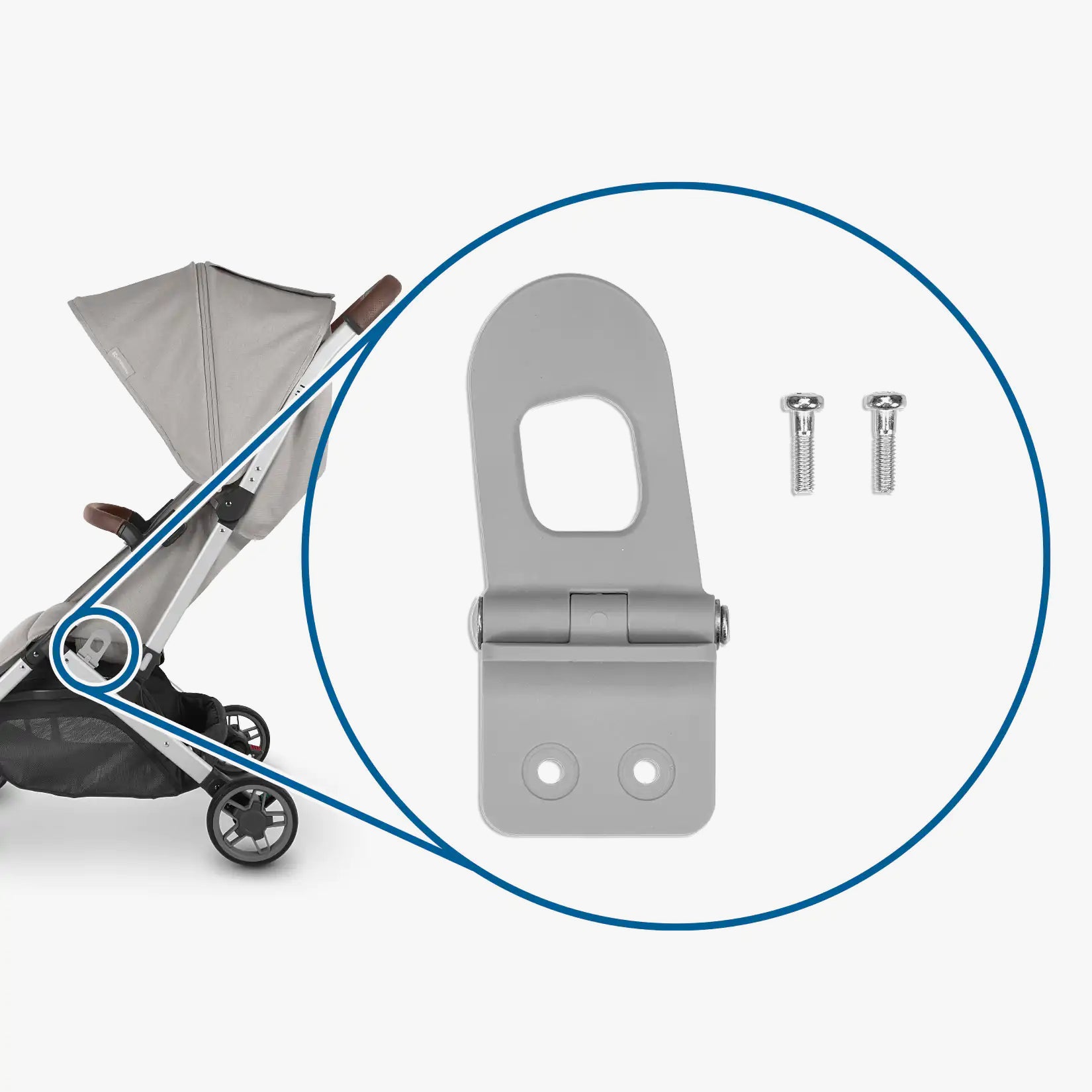 UPPAbaby Minu V2 Replacement Locking Latch (Silver)