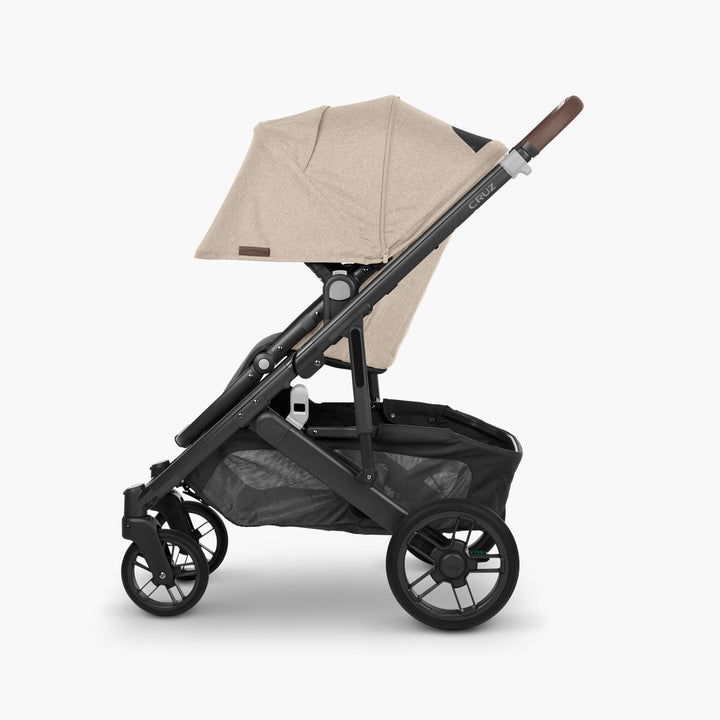 UPPAbaby Cruz V2 – Liam (Oat Mélange/Carbon/Chestnut Leather) - UPPAbaby Australia