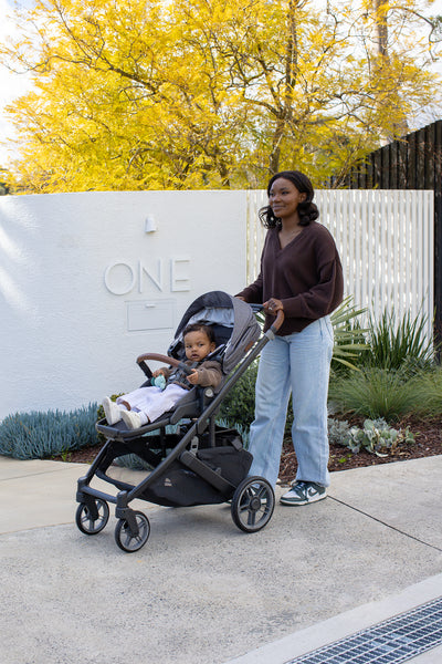 UPPAbaby Cruz V3 Pram - Greyson (Charcoal Melange / Carbon)