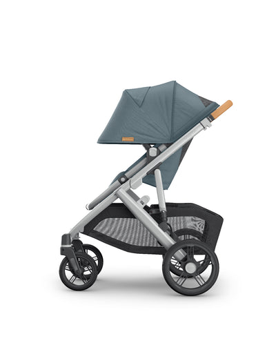 UPPAbaby Vista V3 Pram With Bassinet - Callum (Stone Blue / Silver)
