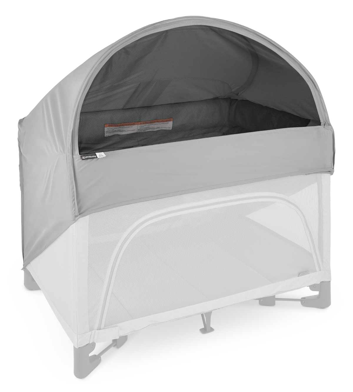 UPPAbaby Remi Portacot Canopy, on Remi, cot faded