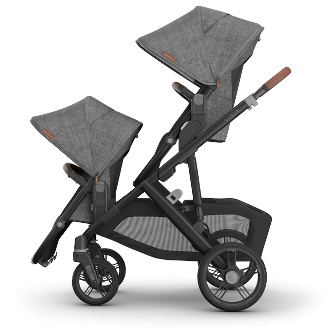 UPPAbaby Vista V3 Pram With Bassinet - James (Black), Seat and RumbleSeat