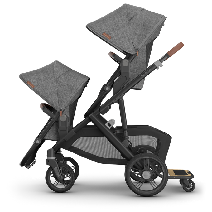 UPPAbaby Vista V3 Pram With Bassinet - James (Black), Seat, RumbleSeat and board