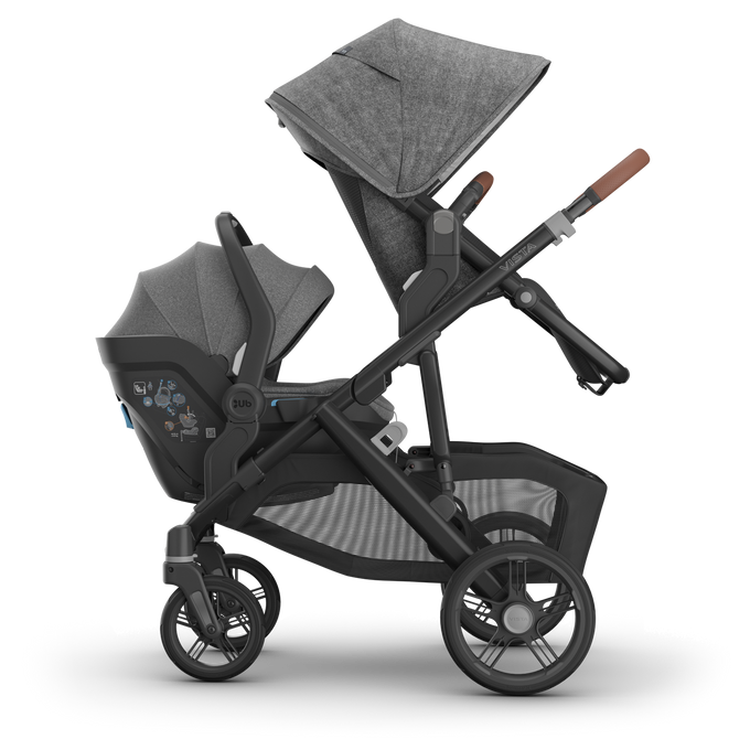 UPPAbaby Vista V3 Pram With Bassinet - James (Black), ToddlerSeat and Capsule