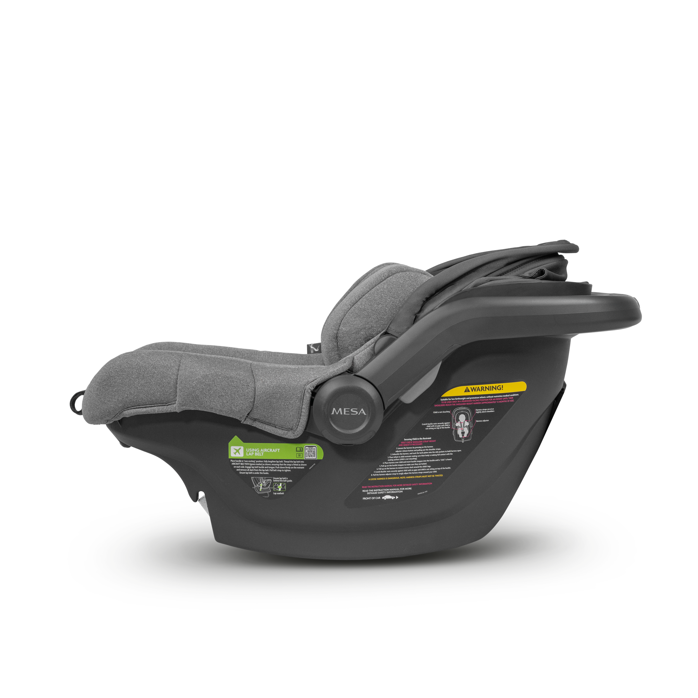 UPPAbaby Mesa Car Seat Capsule - Charcoal Melange (Greyson) - UPPAbaby Australia