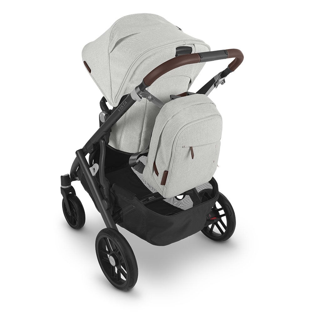 UPPAbaby Nappy Bag – Greyson (Grey Melange / Saddle Leather)