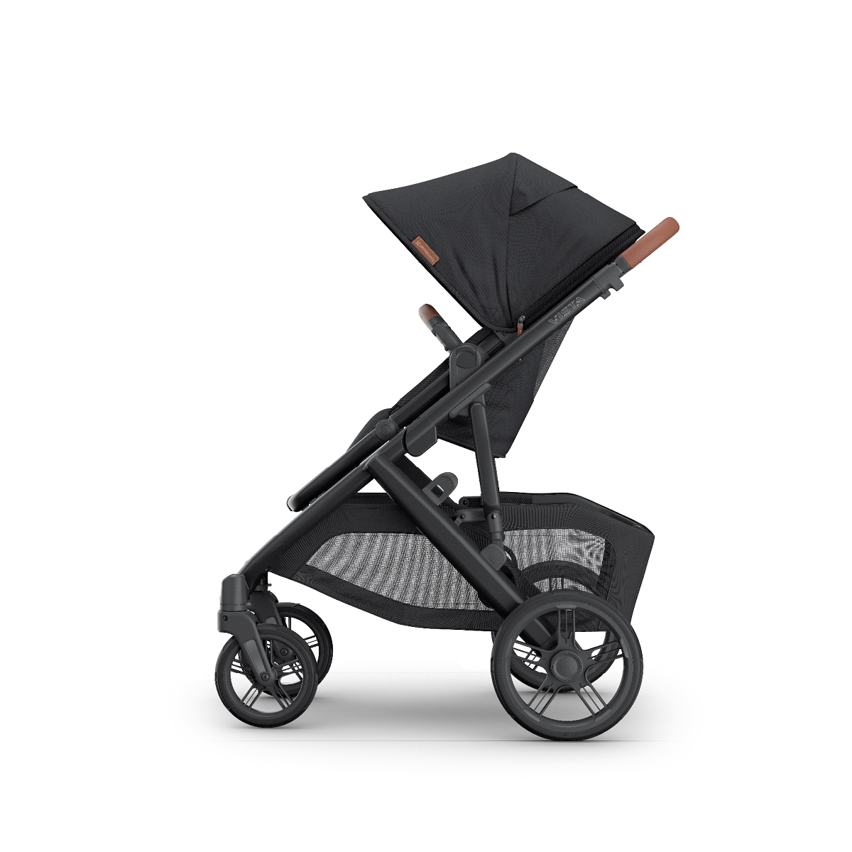 UPPAbaby Vista V3 Pram with Toddler Seat Only - Nori (Charcoal / Saddle Leather)