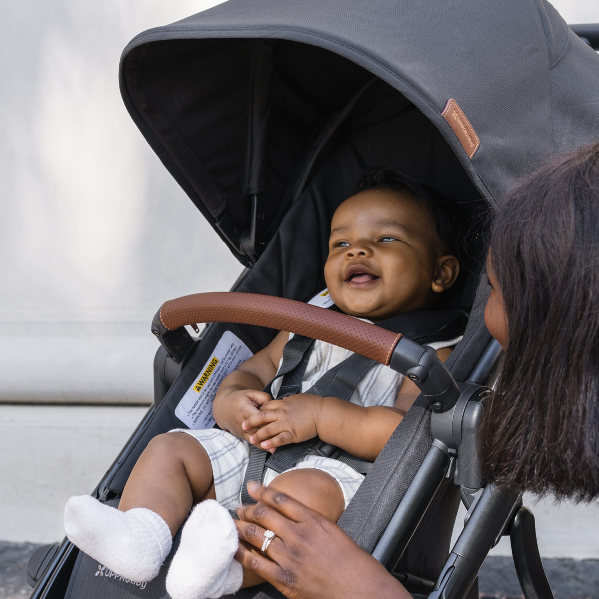 UPPAbaby Vista V3 Pram with Toddler Seat Only - Nori (Charcoal / Saddle Leather)