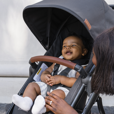 UPPAbaby Vista V3 Pram with Toddler Seat Only - Nori (Charcoal / Saddle Leather)