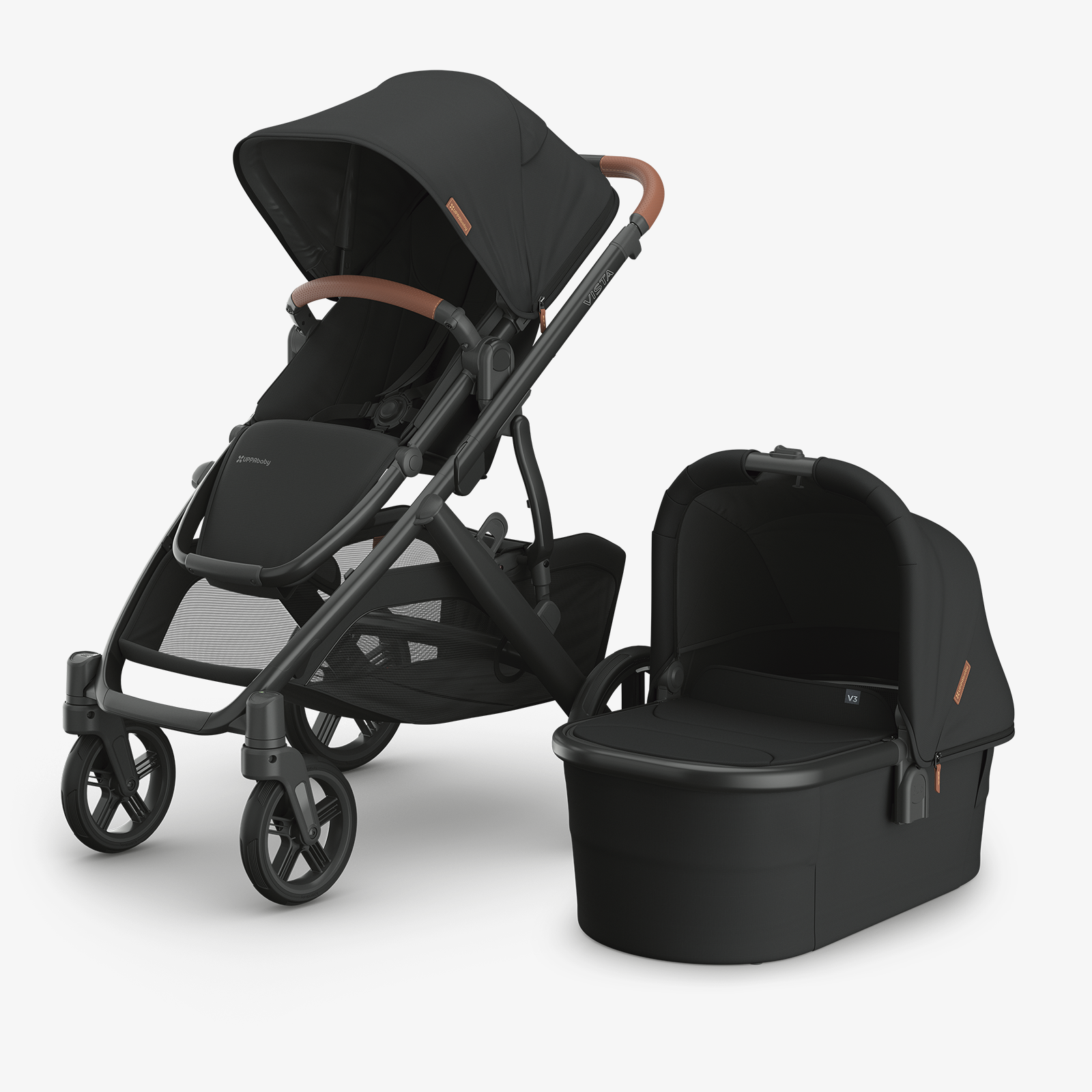 EXPO DEAL - UPPAbaby Vista V3 Pram with Bassinet Bundle - Nori - UPPAbaby Australia