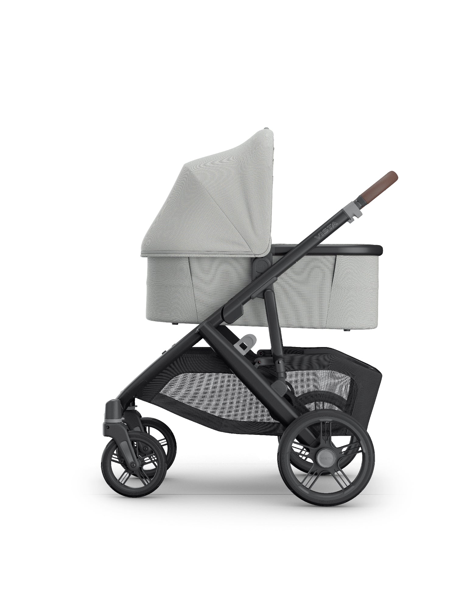 UPPAbaby Vista V3 Pram With Bassinet - Savannah (Pearl Grey Jacquard / Carbon)