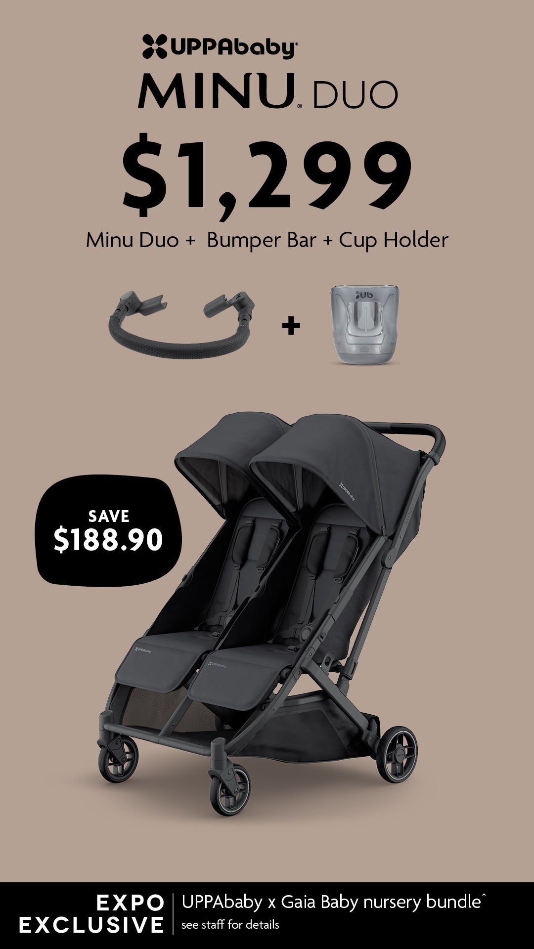 UPPAbaby Minu Duo Expo Deal