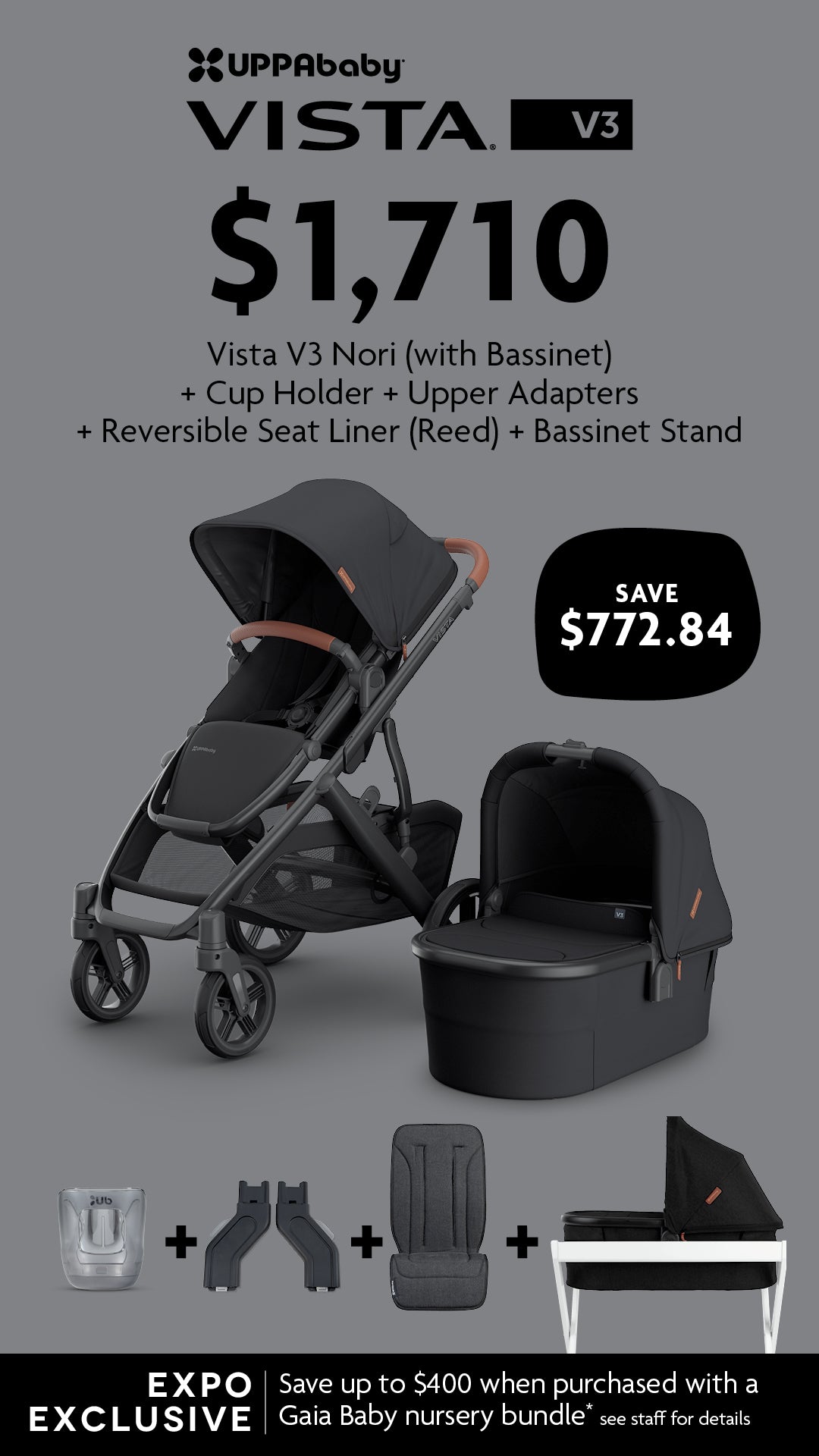 UPPAbaby Nori Package Expo Bundle