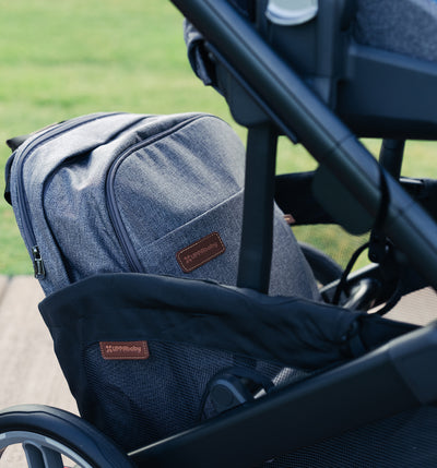 UPPAbaby Nappy Bag Pro Greyson (grey melange/saddle leather)