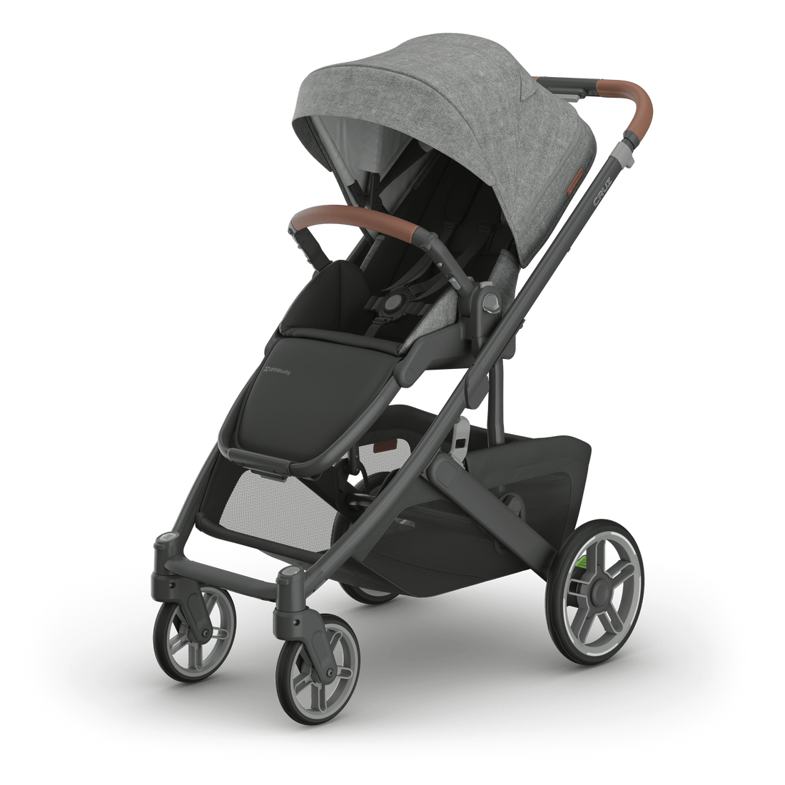 UPPAbaby Cruz V3 Pram - Greyson (Charcoal Melange / Carbon) - UPPAbaby Australia