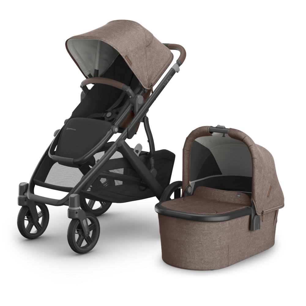 UPPAbaby Vista V3 Pram With Bassinet - Owen (Mocha Melange)