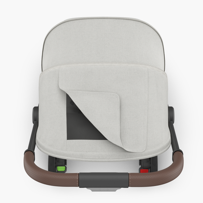 UPPAbaby MINU V3 Stroller - Savannah (Pearl Grey/Carbon) Top Window