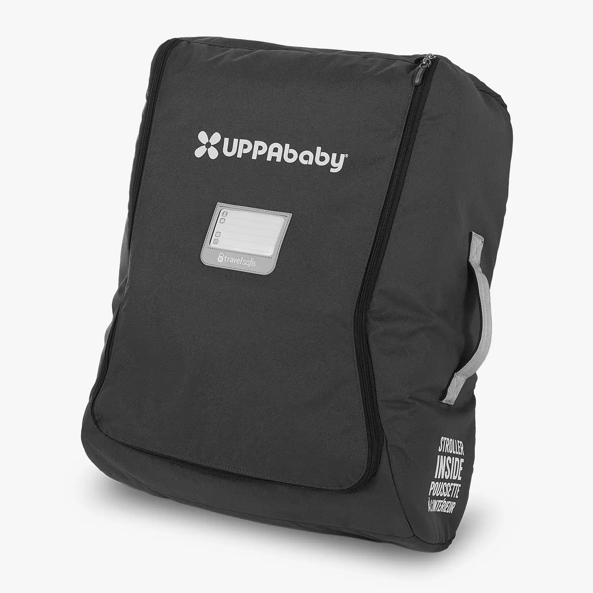 The UPPAbaby travel bag, padded for air travel
