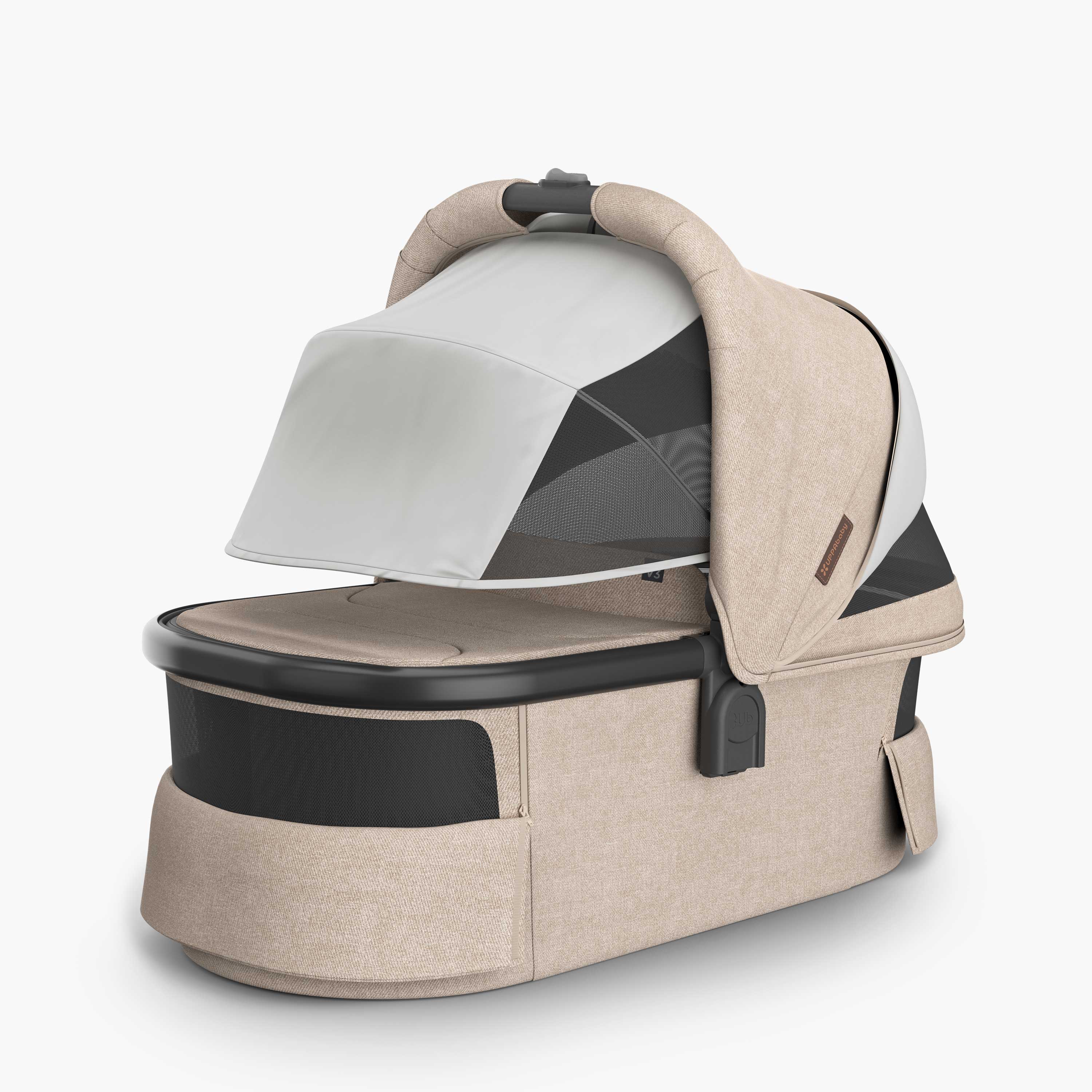 UPPAbaby V3 Bassinet - Liam (Oat Melange/Carbon) Breathable