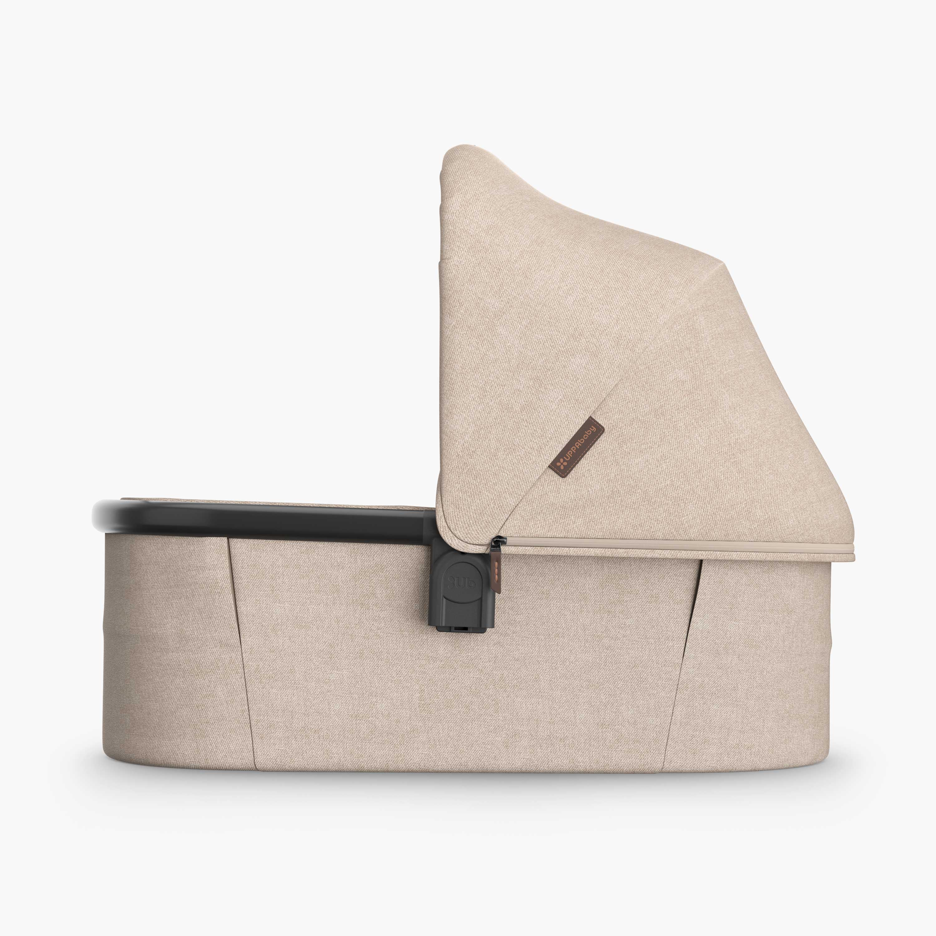 UPPAbaby V3 Bassinet - Liam (Oat Melange/Carbon) Side