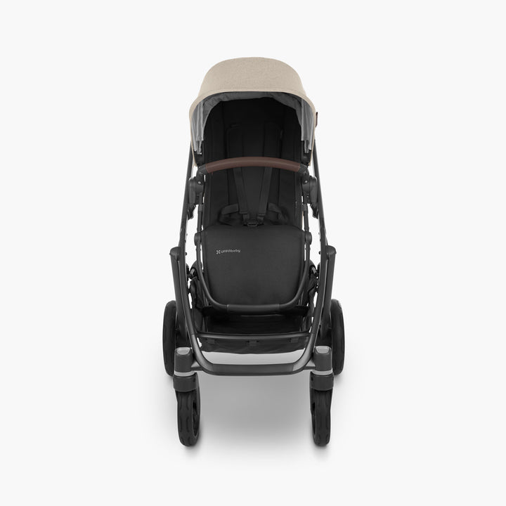 UPPAbaby Vista V2 With Bassinet - Liam (Oat Melange/Carbon/Chestnut Leather) - UPPAbaby Australia