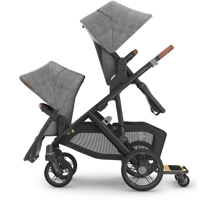 UPPAbaby Vista V3 Pram With Bassinet - James (Black), Seat, RumbleSeat and board