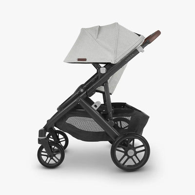 UPPAbaby Vista V2 With Bassinet - Anthony (White and Grey Chenille/Carbon/Chestnut Leather) - UPPAbaby Australia