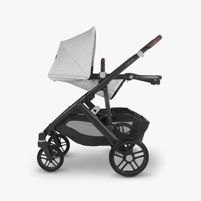 UPPAbaby Vista V2 With Bassinet - Anthony (White and Grey Chenille/Carbon/Chestnut Leather) - UPPAbaby Australia