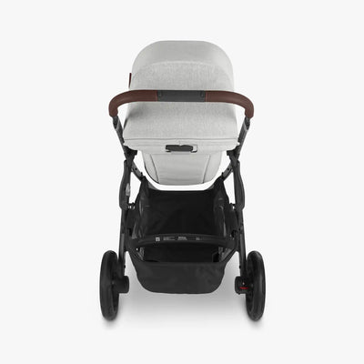UPPAbaby Vista V2 With Bassinet - Anthony (White and Grey Chenille/Carbon/Chestnut Leather) - UPPAbaby Australia