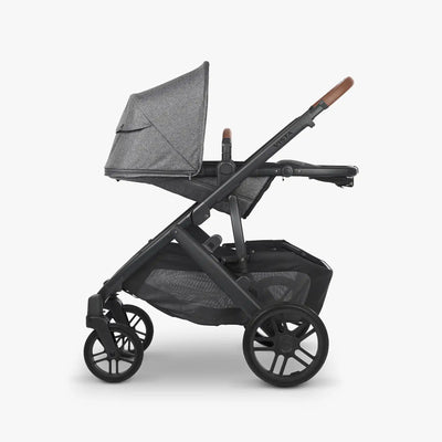 UPPAbaby Vista V2 With Bassinet – Greyson (Charcoal Melange/Carbon) - UPPAbaby Australia