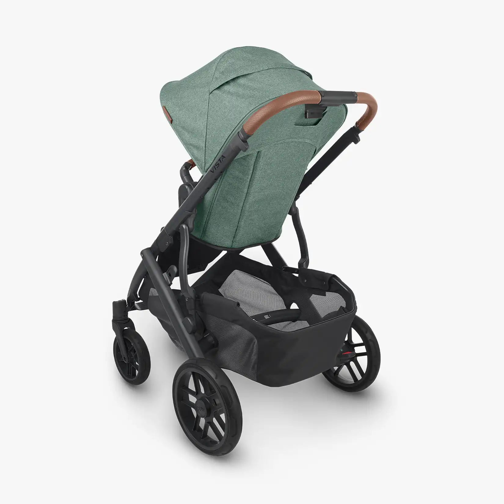 UPPAbaby VISTA V2 With Bassinet - Gwen (Green Mélange/Carbon/Saddle Leather) - UPPAbaby Australia