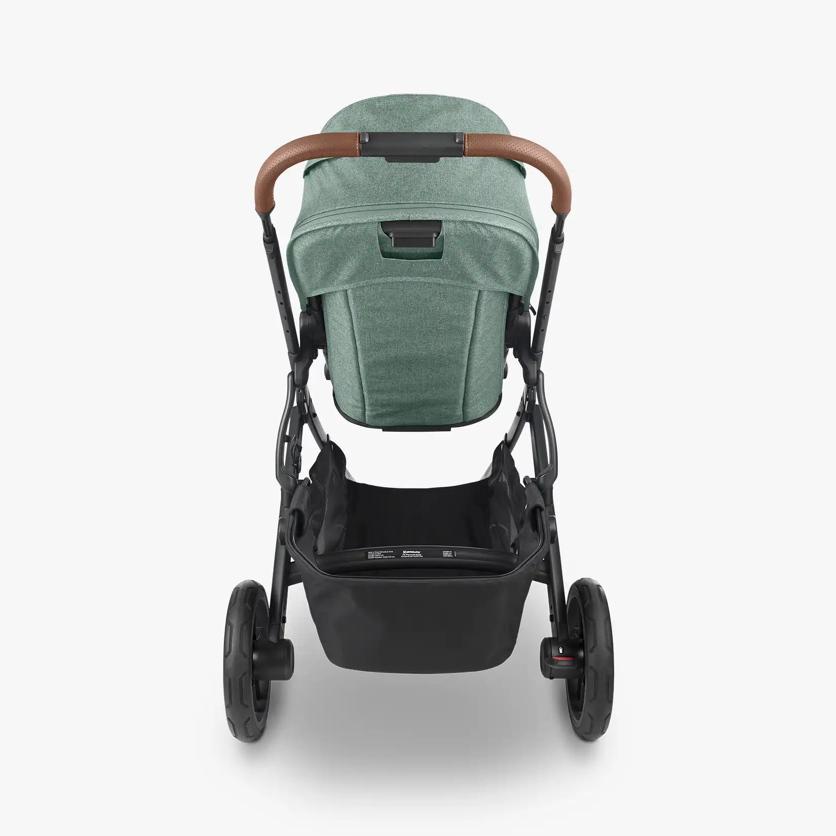 UPPAbaby VISTA V2 With Bassinet - Gwen (Green Mélange/Carbon/Saddle Leather) - UPPAbaby Australia