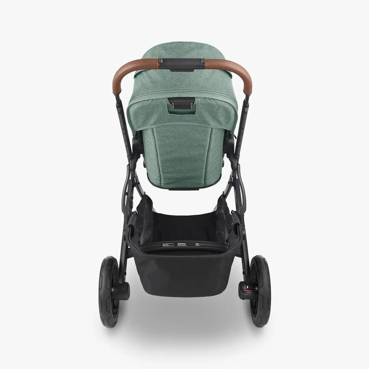 UPPAbaby VISTA V2 With Bassinet - Gwen (Green Mélange/Carbon/Saddle Leather) - UPPAbaby Australia