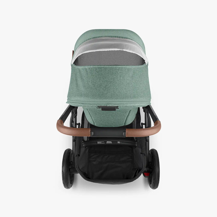 UPPAbaby VISTA V2 With Bassinet - Gwen (Green Mélange/Carbon/Saddle Leather) - UPPAbaby Australia