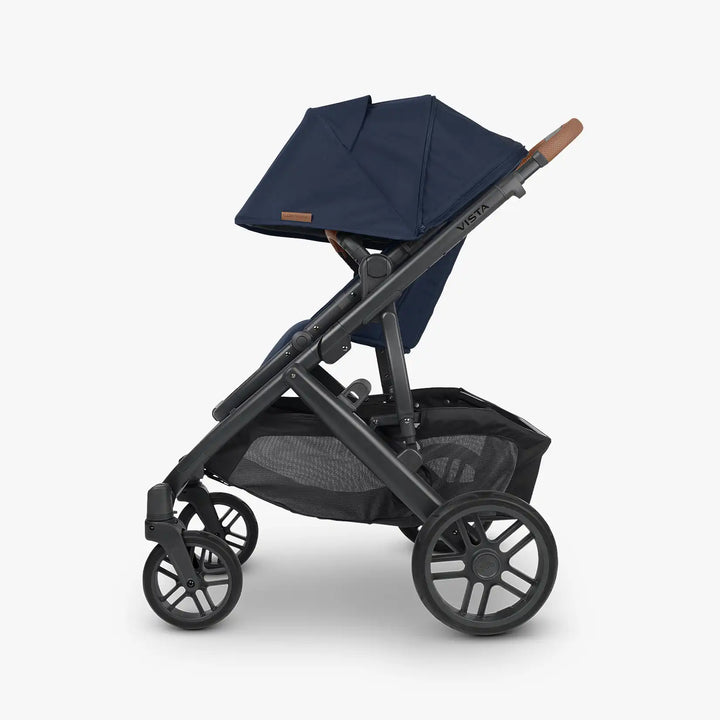 UPPAbaby Vista V2 With Bassinet - Noa (Navy Blue/Carbon/Saddle Leather) - UPPAbaby Australia