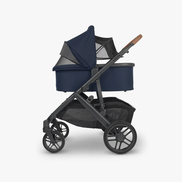 UPPAbaby Vista V2 With Bassinet - Noa (Navy Blue/Carbon/Saddle Leather) - UPPAbaby Australia