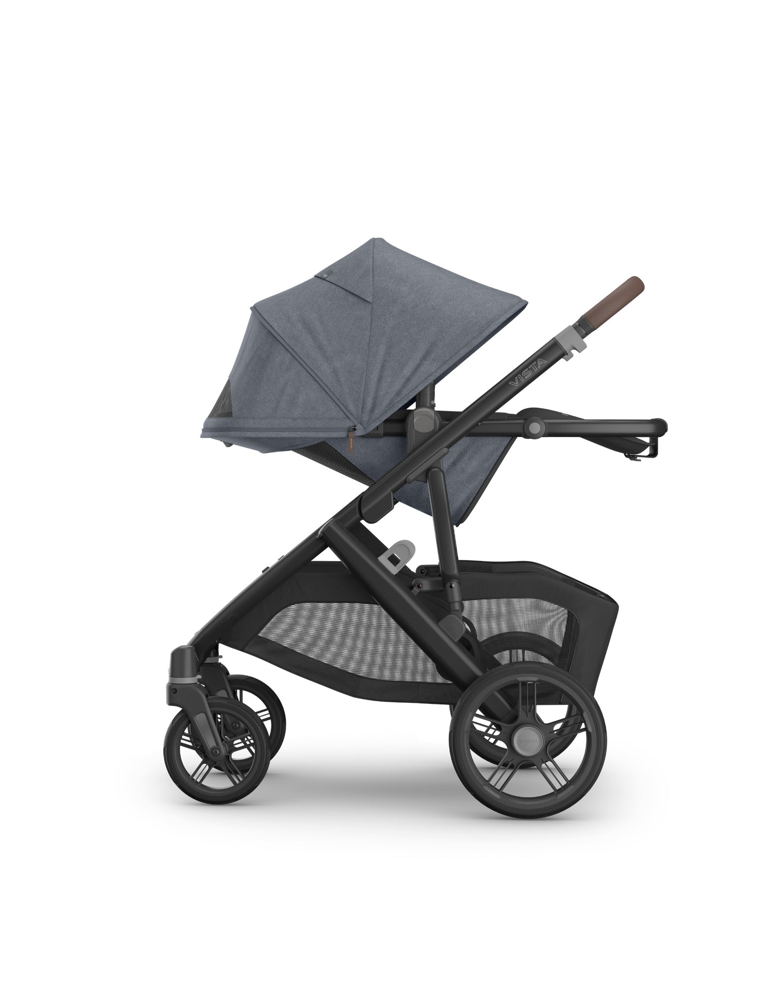 UPPAbaby Vista V3 Pram With Bassinet - Julian (Dusty Blue Melange)