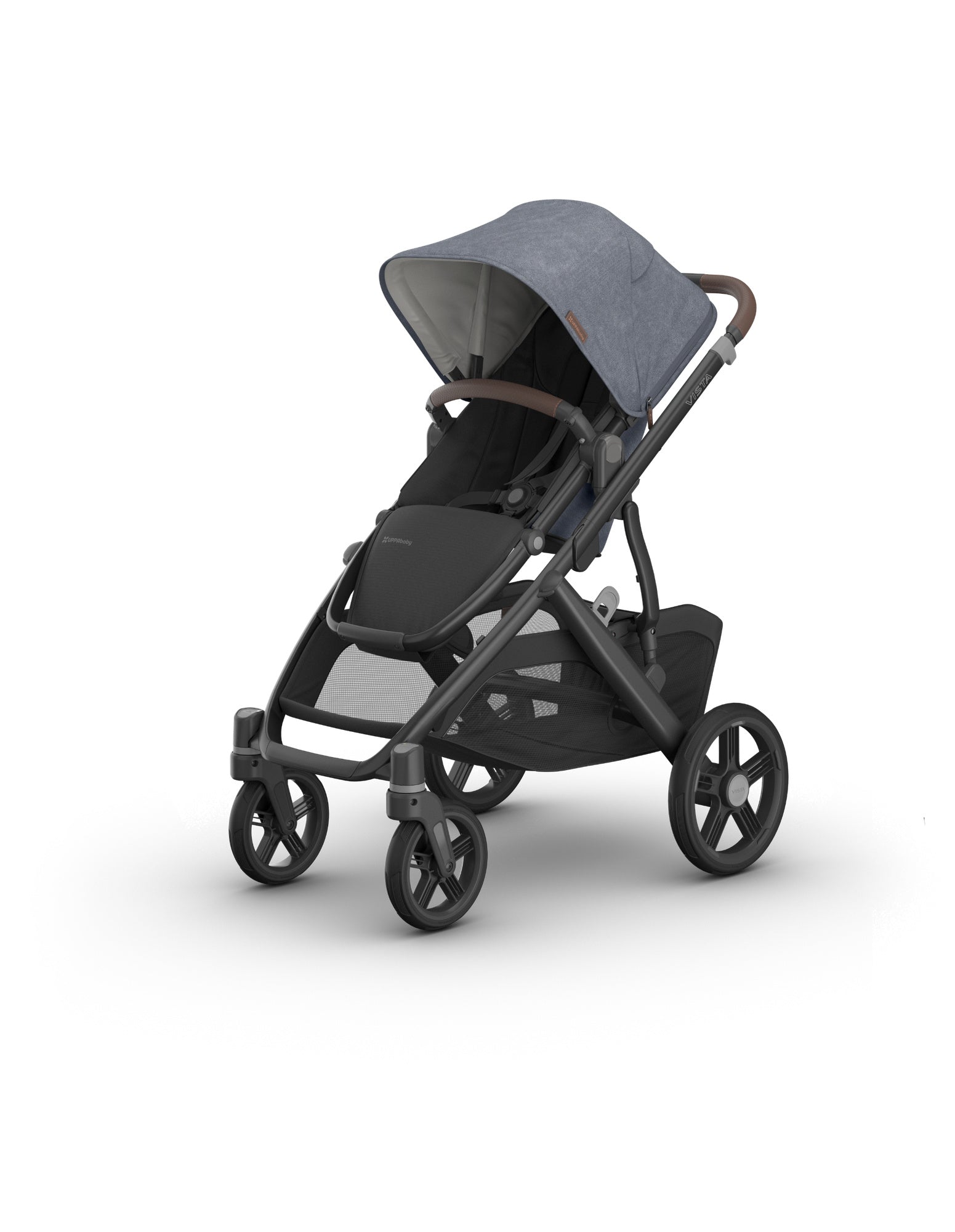 UPPAbaby Vista V3 Pram With Bassinet - Julian (Dusty Blue Melange)