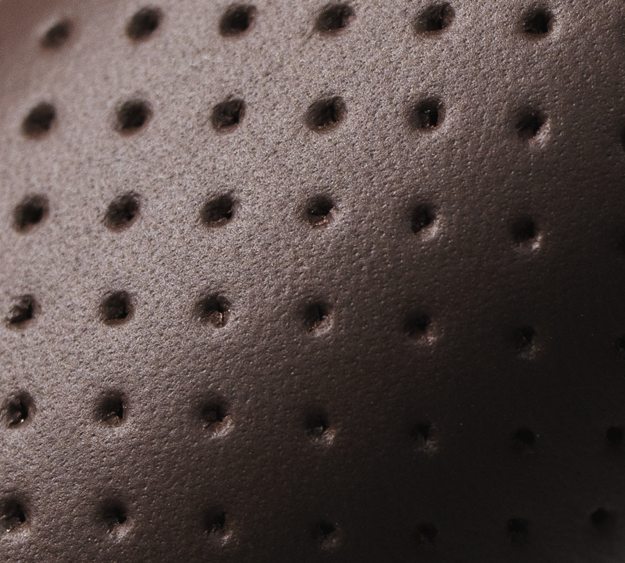 The leather