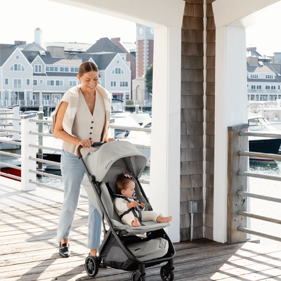 UPPAbaby Minu V3 Stroller - Savannah (Pearl Grey / Carbon)