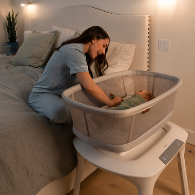 UPPAbaby Soma Smart Bassinet - Charlie - Sand Melange