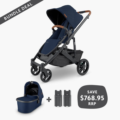 BUNDLE DEAL - UPPAbaby Cruz V2 + Bassinet V2 + Cruz V2 Upper Adapter - UPPAbaby Australia