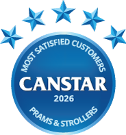 Canstar 2026, Most Satisfied Customers, Prams and Strollers